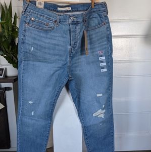 2 Pairs Levi Wedgie Skinny Jeans 18W